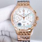 Swiss Copy Breitling Premier B01 Chronograph 42 Watch Rose Gold White Dial